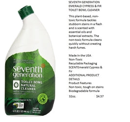 Earth Friendly Products Toilet Bowl Cleaner