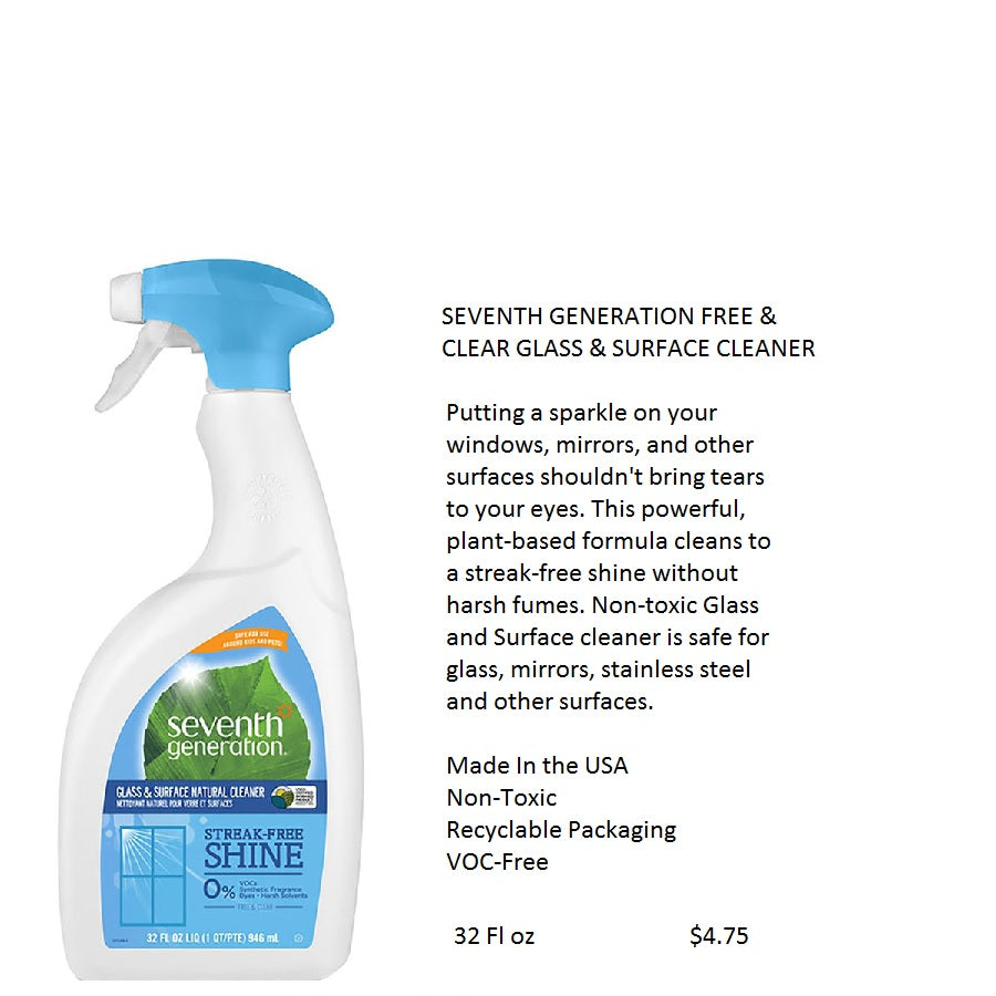 Seventh Gen Seaside Glass Cleaner